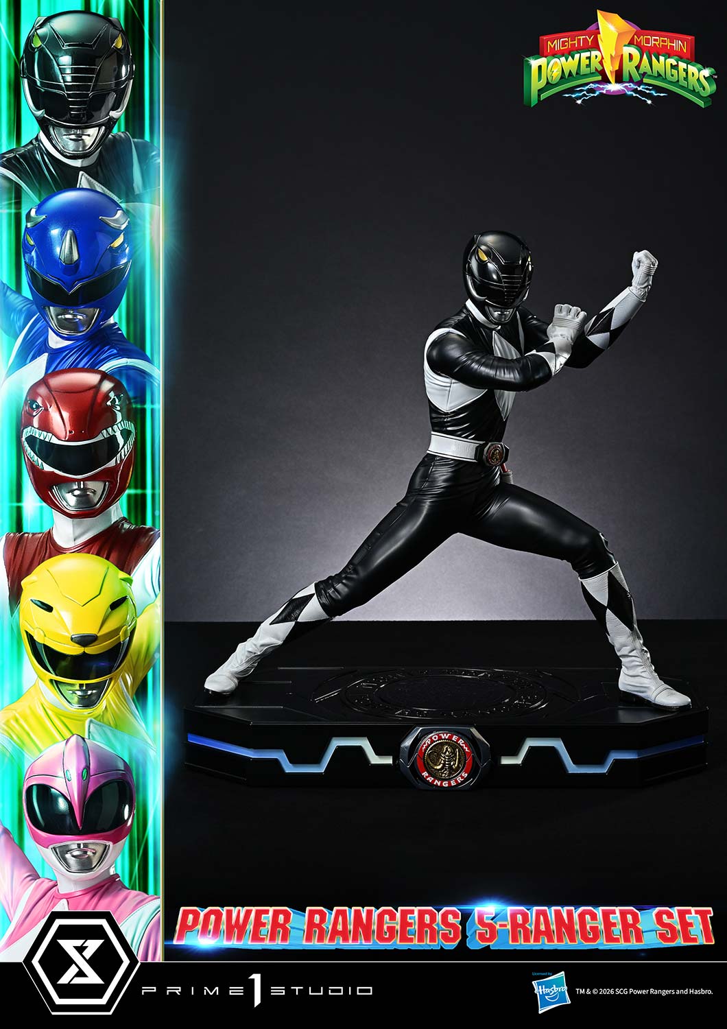 Mighty Morphin Power Rangers Premium Masterline Five Rangers 1/4 Scale Statue Set Gallery Image 16
