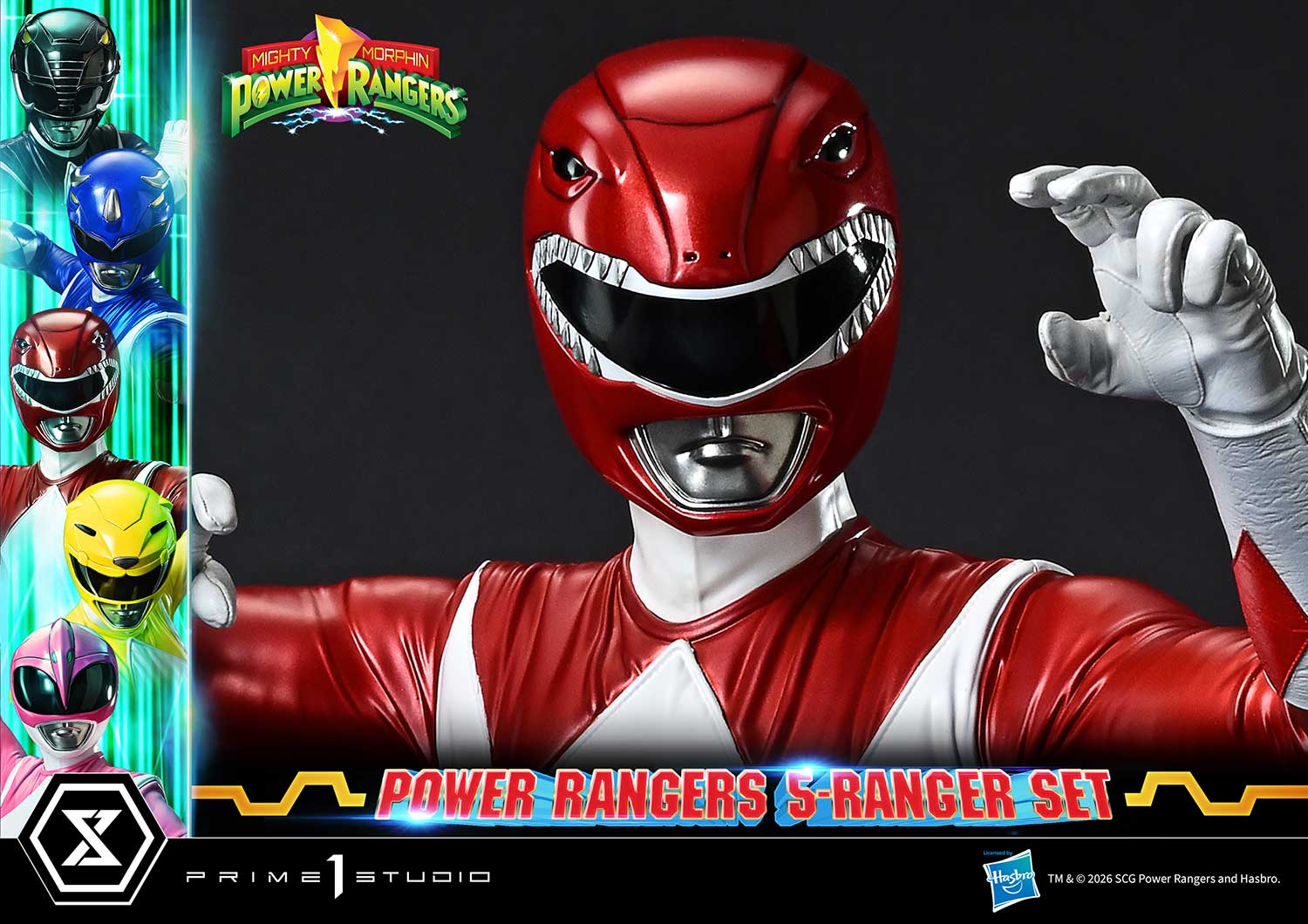 Mighty Morphin Power Rangers Premium Masterline Five Rangers 1/4 Scale Statue Set Gallery Image 18