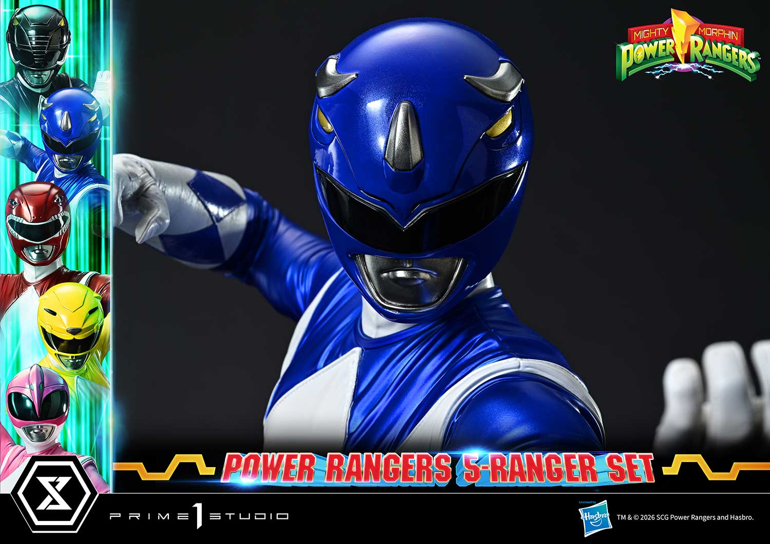 Mighty Morphin Power Rangers Premium Masterline Five Rangers 1/4 Scale Statue Set Gallery Image 19