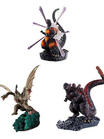 Godzilla Petitrama EX 01 Godzilla Box of 3 Figures Gallery Image 2