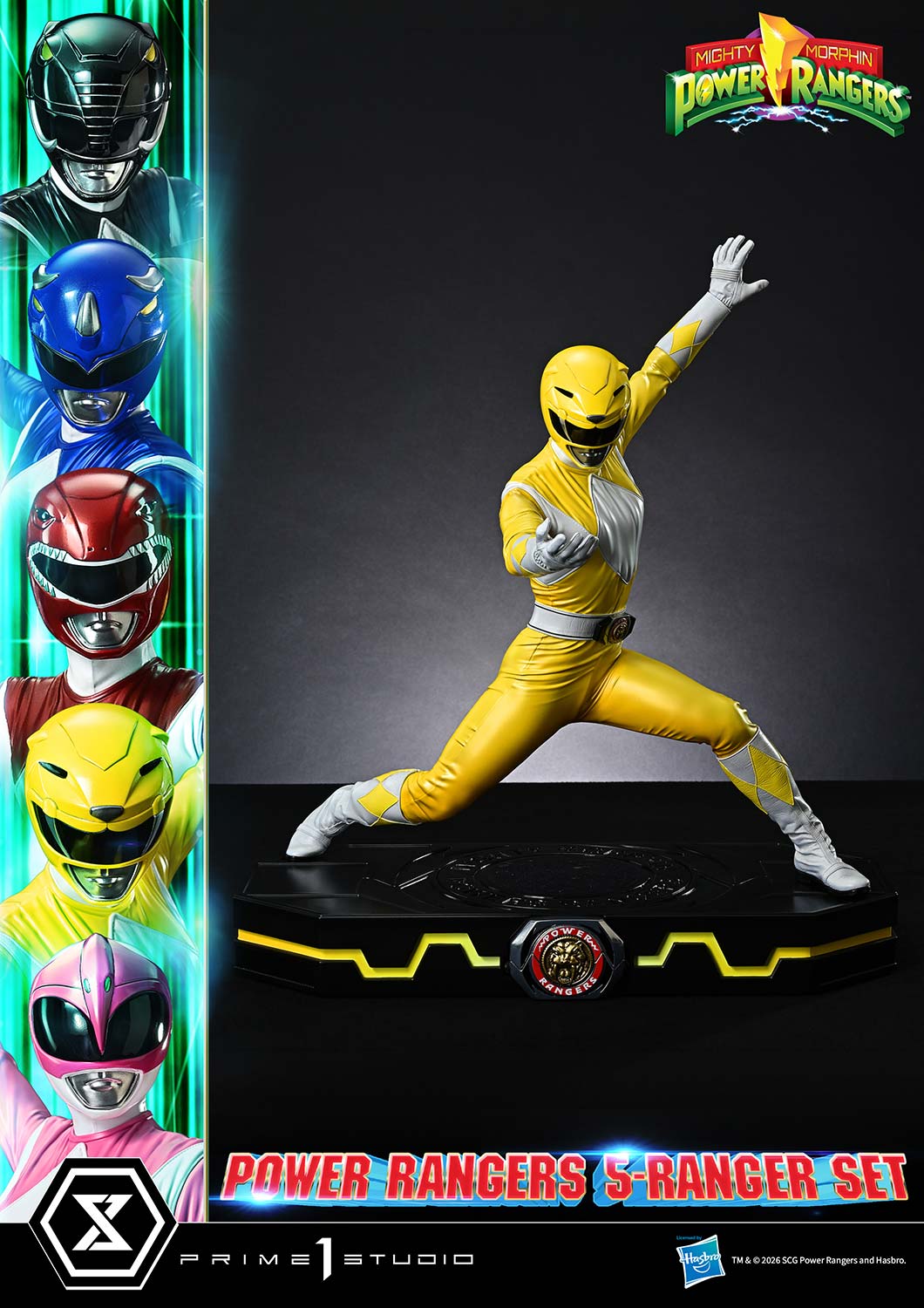 Mighty Morphin Power Rangers Premium Masterline Five Rangers (Deluxe Ver.) 1/4 Scale Statue Set Gallery Image 37