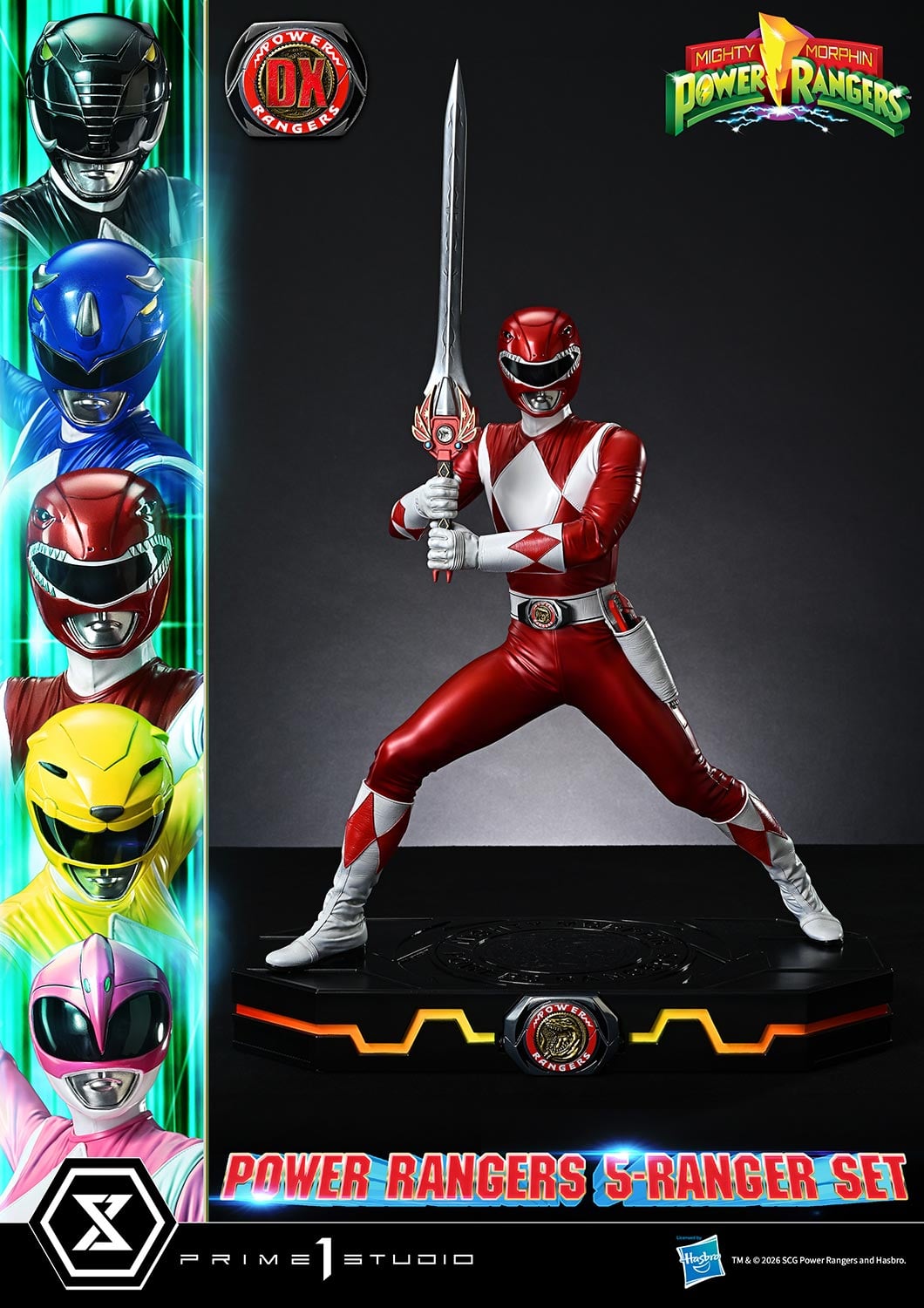Mighty Morphin Power Rangers Premium Masterline Five Rangers (Deluxe Ver.) 1/4 Scale Statue Set Gallery Image 29