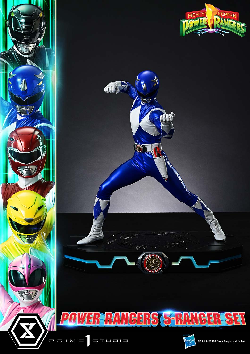 Mighty Morphin Power Rangers Premium Masterline Five Rangers (Deluxe Ver.) 1/4 Scale Statue Set Gallery Image 34