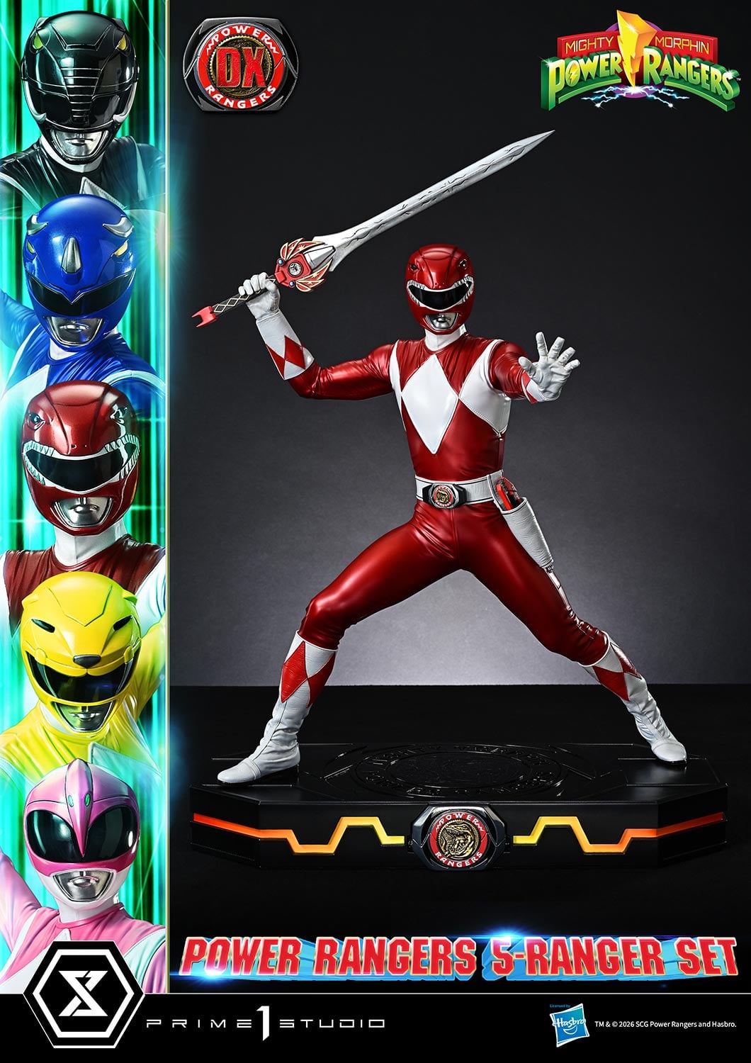 Mighty Morphin Power Rangers Premium Masterline Five Rangers (Deluxe Ver.) 1/4 Scale Statue Set Gallery Image 30