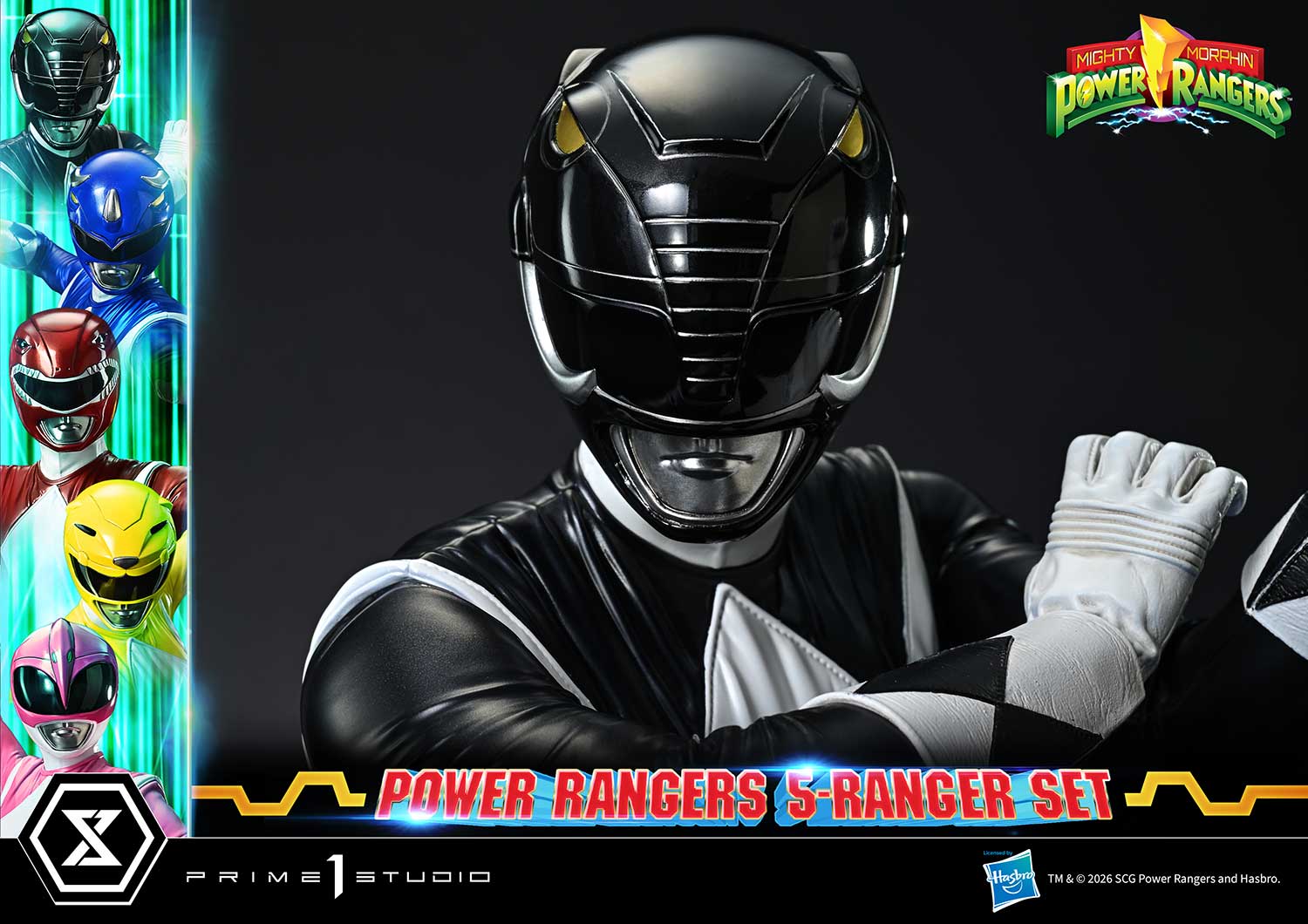 Mighty Morphin Power Rangers Premium Masterline Five Rangers (Deluxe Bonus Ver.) 1/4 Scale Limited Edition Statue Set Gallery Image 30