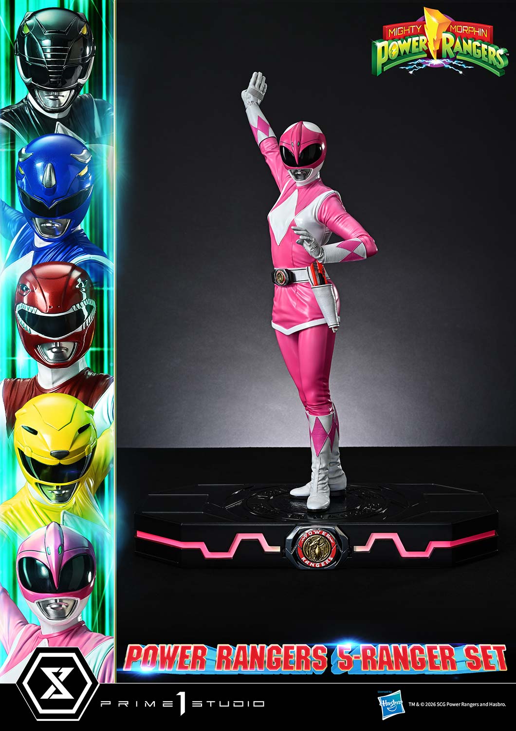 Mighty Morphin Power Rangers Premium Masterline Five Rangers (Deluxe Bonus Ver.) 1/4 Scale Limited Edition Statue Set Gallery Image 47
