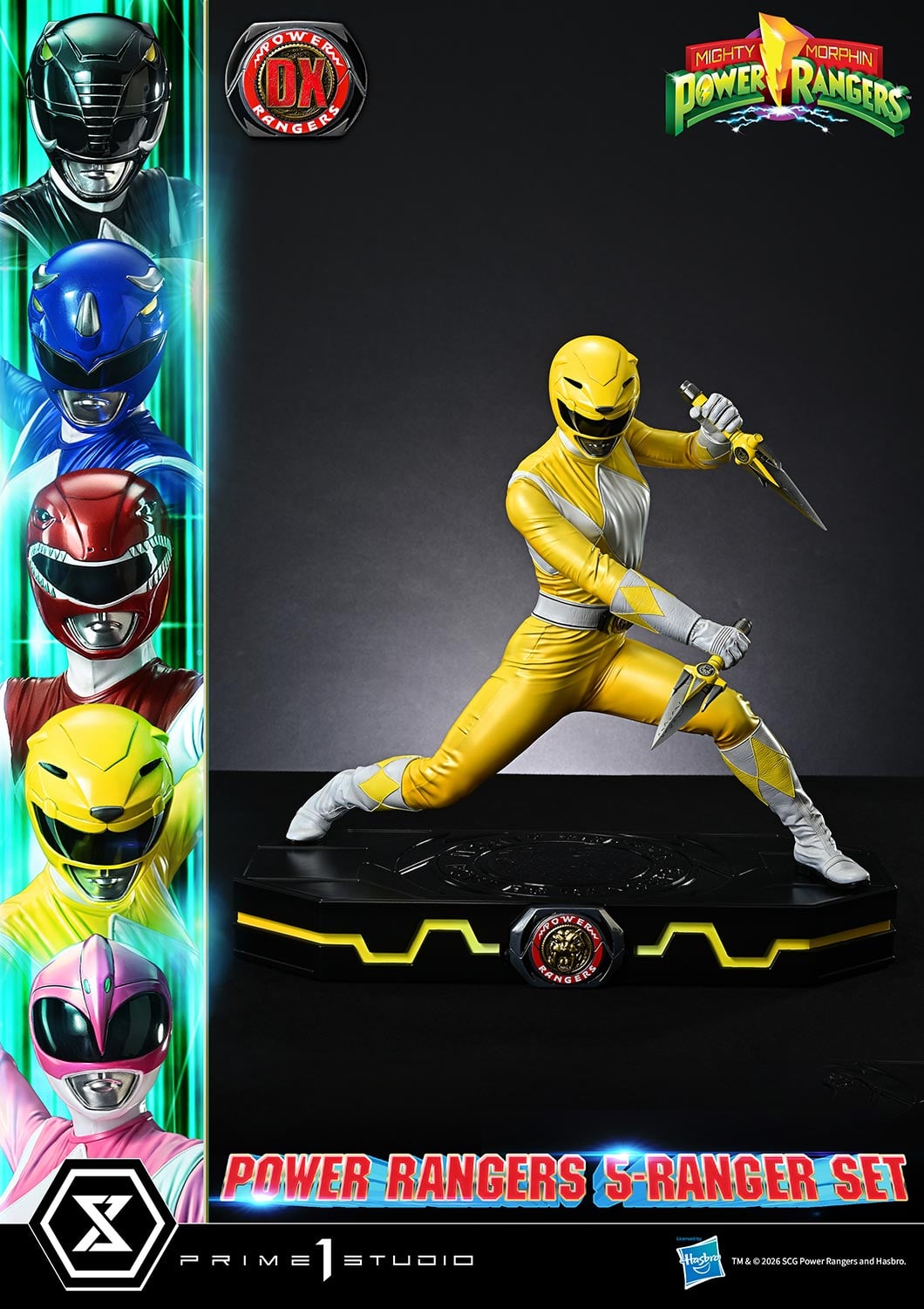 Mighty Morphin Power Rangers Premium Masterline Five Rangers (Deluxe Bonus Ver.) 1/4 Scale Limited Edition Statue Set Gallery Image 39
