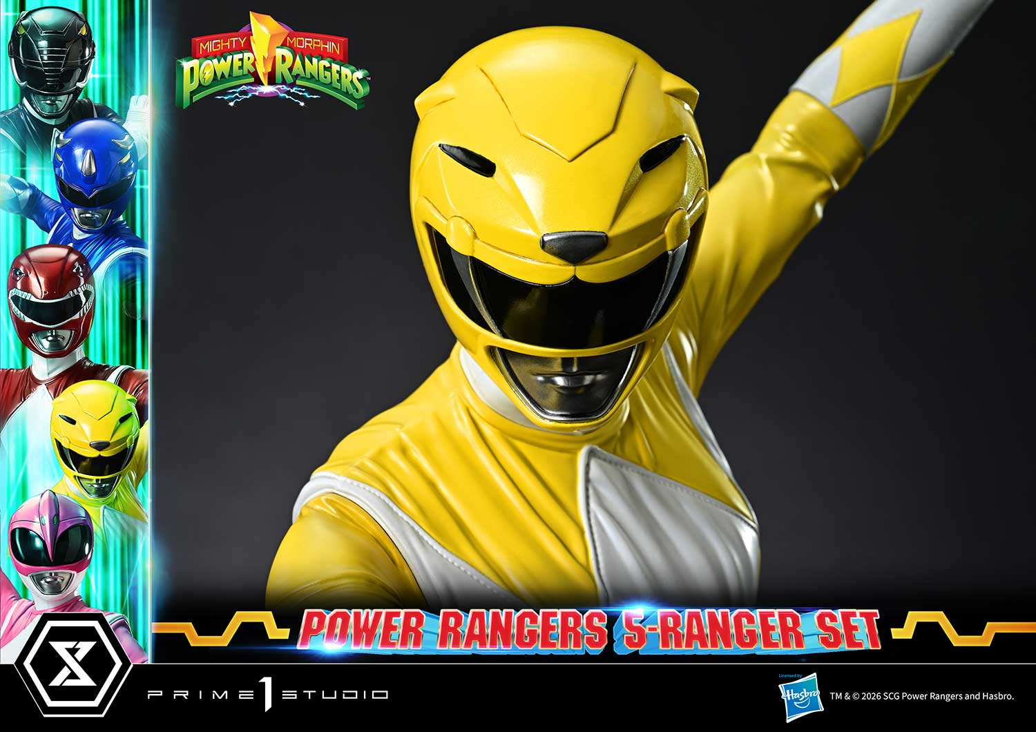 Mighty Morphin Power Rangers Premium Masterline Five Rangers (Deluxe Bonus Ver.) 1/4 Scale Limited Edition Statue Set Gallery Image 29