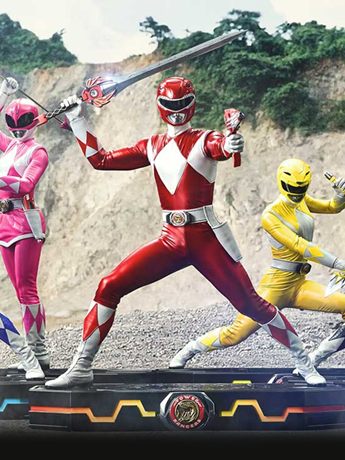 Mighty Morphin Power Rangers Premium Masterline Five Rangers (Deluxe Bonus Ver.) 1/4 Scale Limited Edition Statue Set Gallery Image 2