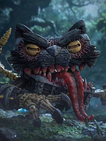 Image of YTBD-003 Mimic Chest Cat 1/12 Scale Action Figure