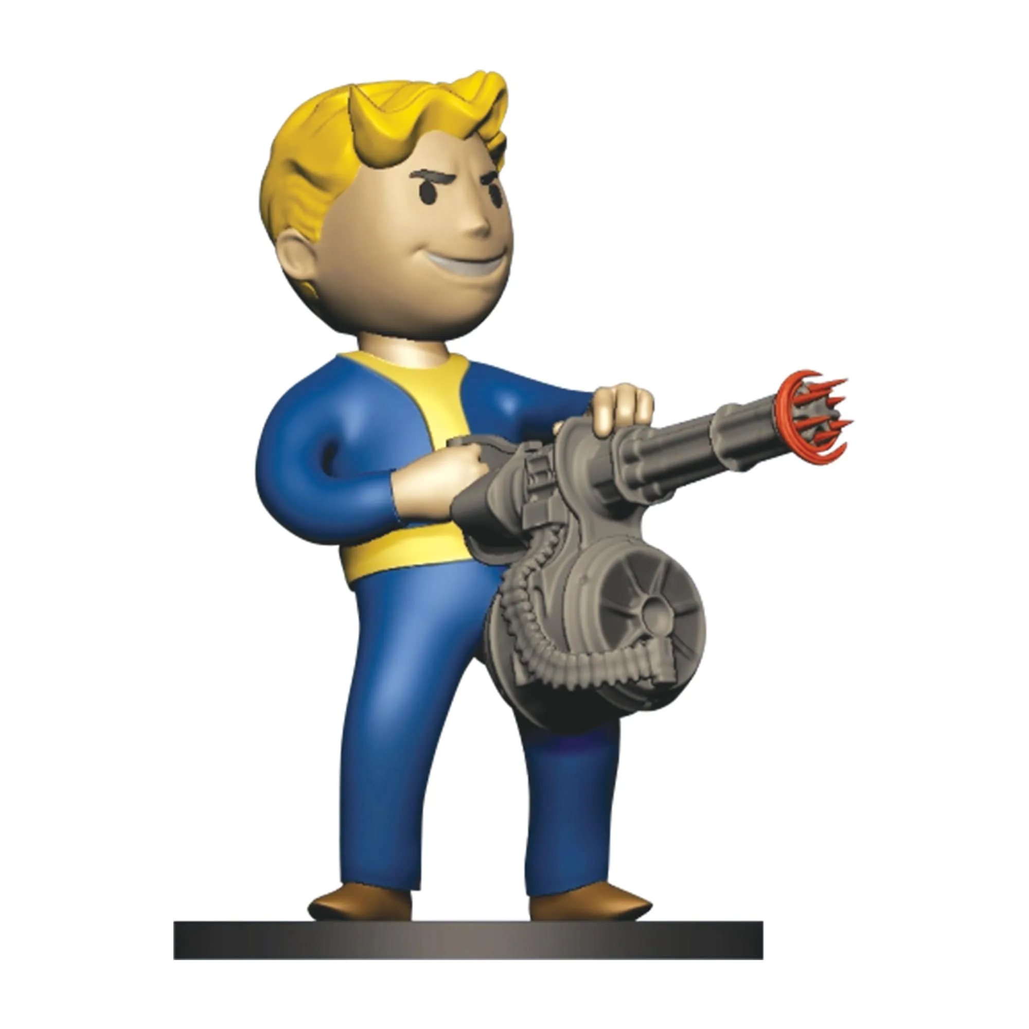 Fallout Series 2 Vault Boy Heavy Gunner 3" Mini Figure Gallery Image 3