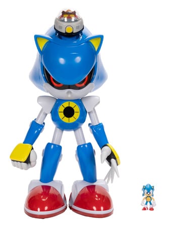 Sonic the Hedgehog 35th Anniversary Metal Sonic vs. Sonic Figure Set Gallery Image 2
