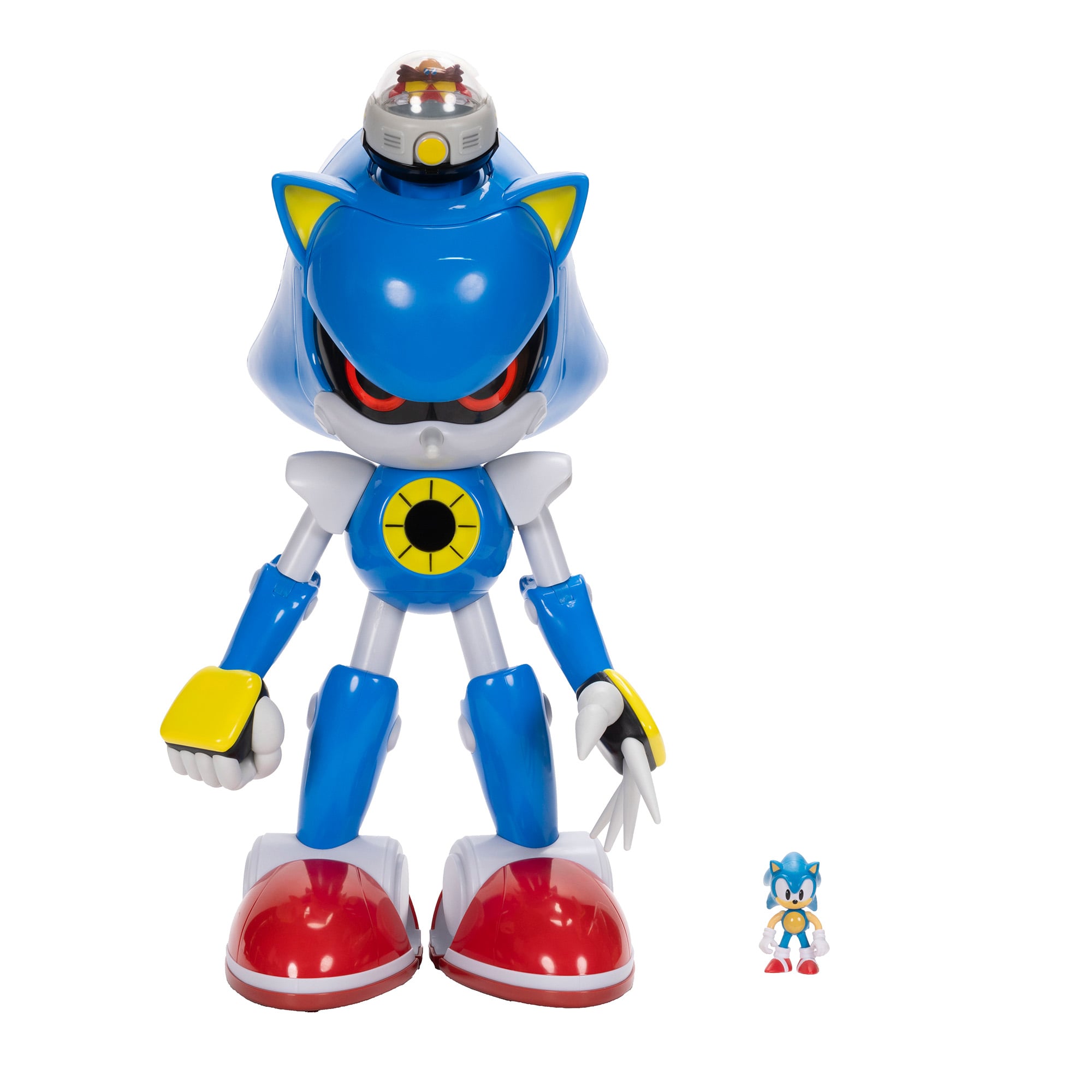 Sonic the Hedgehog 35th Anniversary Metal Sonic vs. Sonic Figure Set Gallery Image 3
