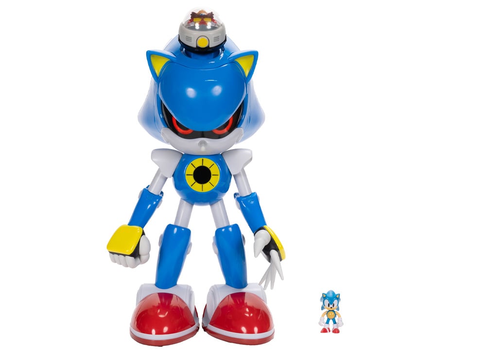Sonic the Hedgehog 35th Anniversary Metal Sonic vs. Sonic Figure Set Gallery Image 1
