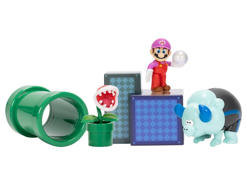 Super Mario Wonder Diorama 2.5-Inch Scale Playset Gallery Image 1
