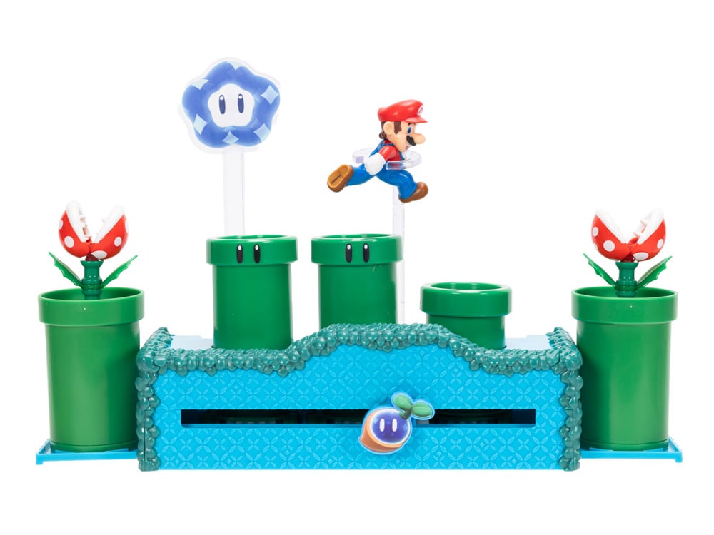 Super Mario Wonder Warp Pipe 2.5-Inch Scale Playset Gallery Image 1
