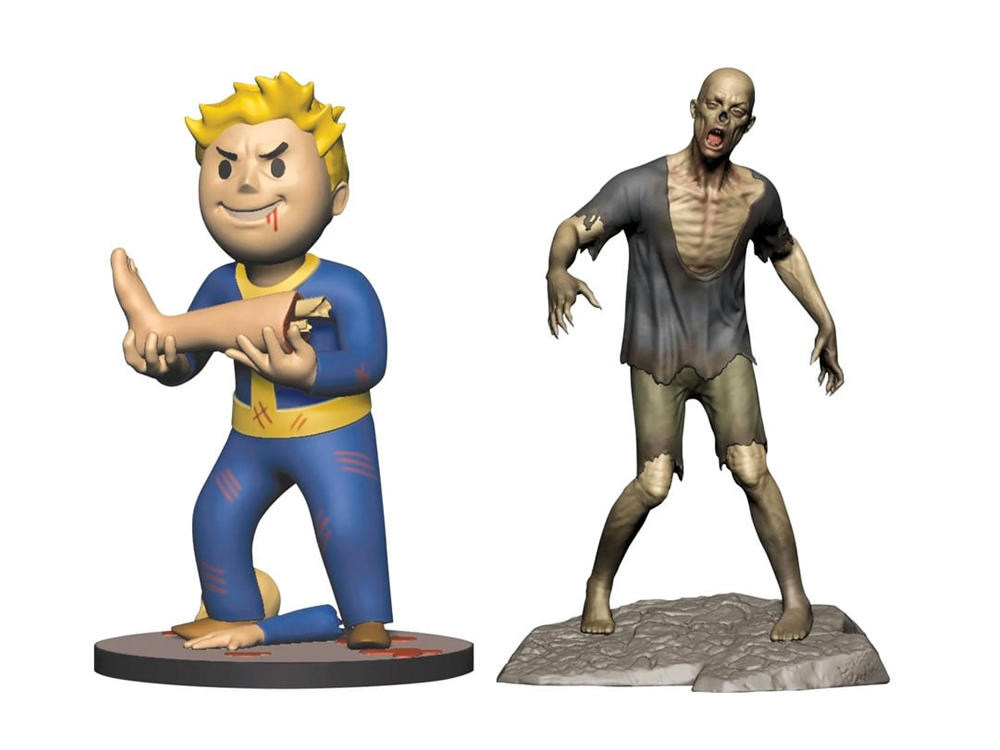 Fallout Series 2 Vault Boy Cannibal and Ghoul Mini Figure Set Gallery Image 1