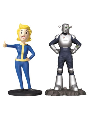 Image of Fallout Series 2 Vault Girl and Mechanist Mini Figure Set