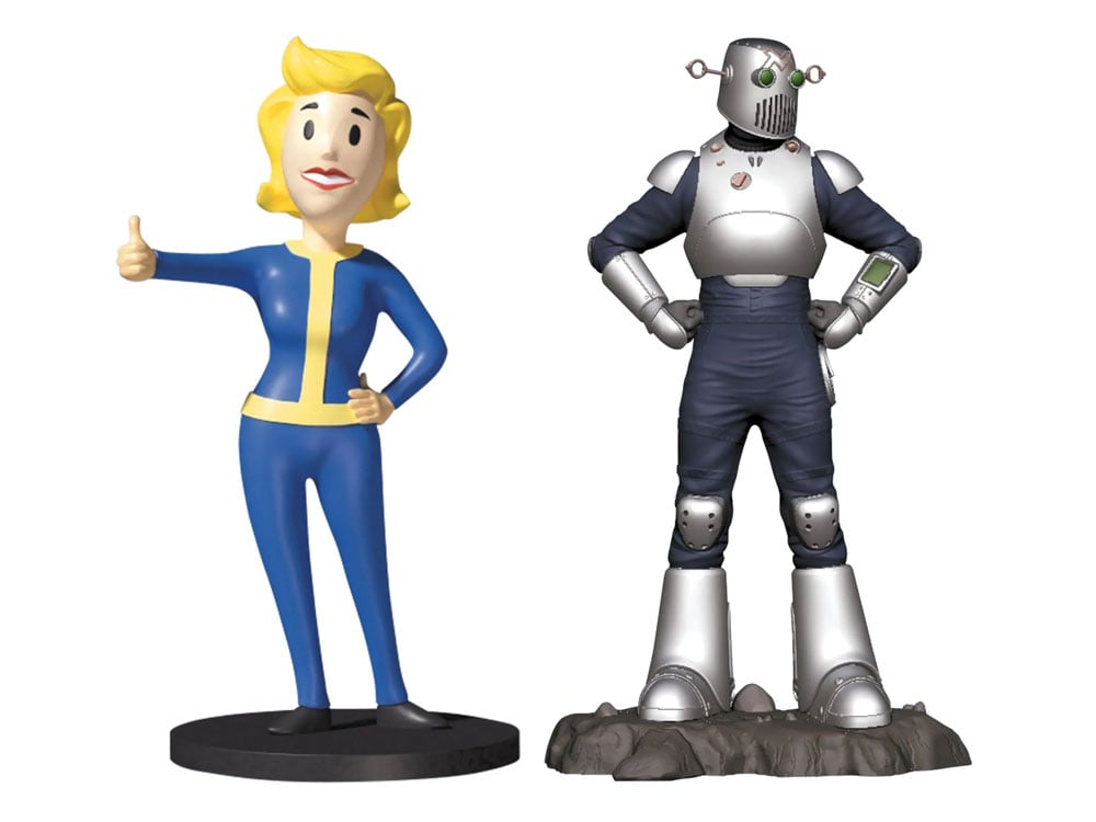 Fallout Series 2 Vault Girl and Mechanist Mini Figure Set Gallery Image 1