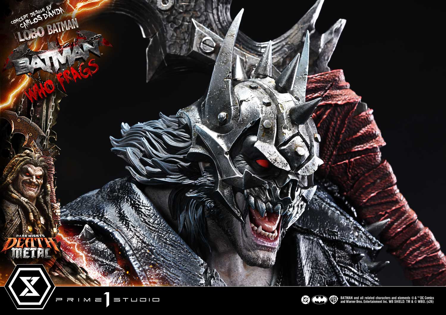 Dark Nights: Death Metal Museum Masterline Lobo Batman: Batman Who Frags 1/3 Scale Statue Gallery Image 19