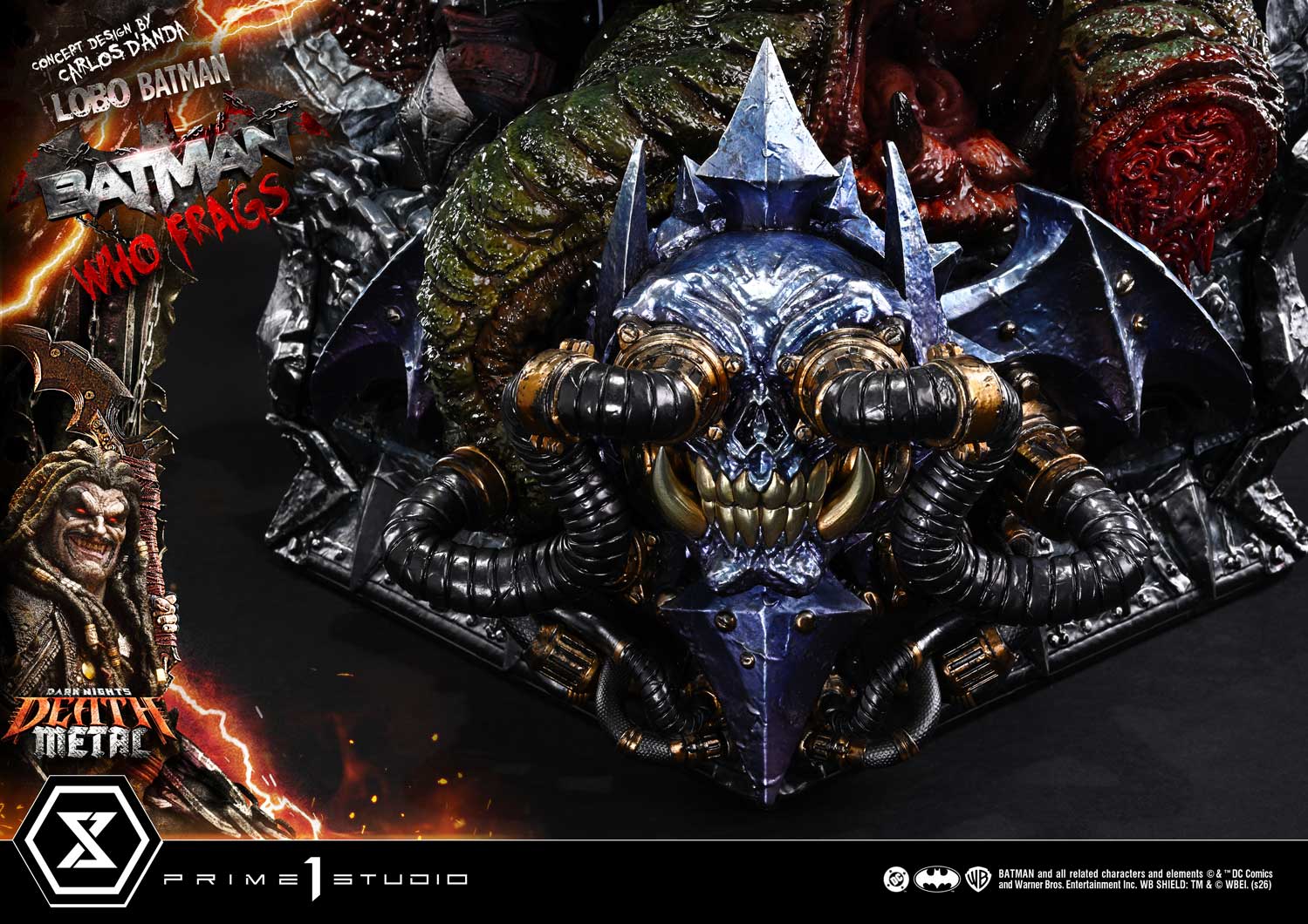 Dark Nights: Death Metal Museum Masterline Lobo Batman: Batman Who Frags 1/3 Scale Statue Gallery Image 25