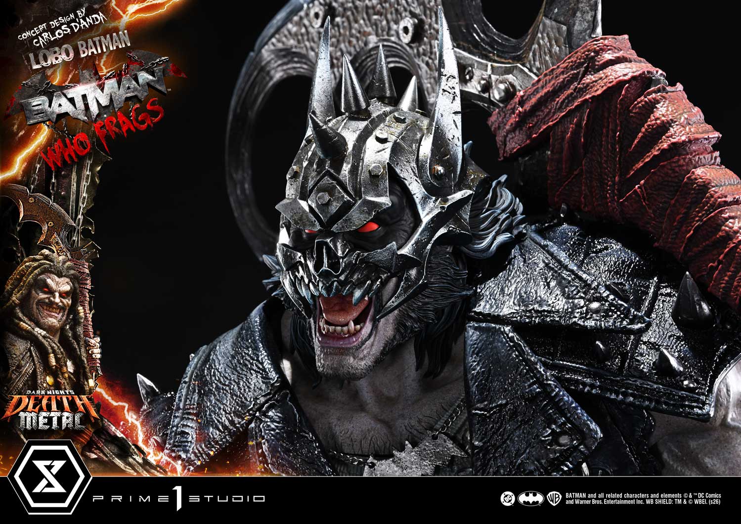 Dark Nights: Death Metal Museum Masterline Lobo Batman: Batman Who Frags 1/3 Scale Statue Gallery Image 20