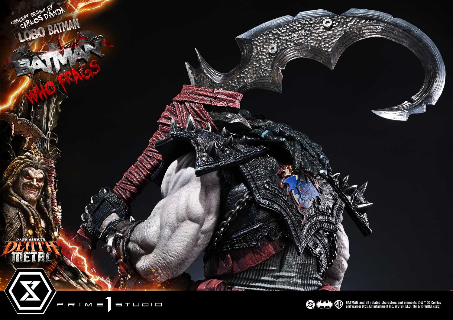 Dark Nights: Death Metal Museum Masterline Lobo Batman: Batman Who Frags (Deluxe Ver.) 1/3 Scale Statue Gallery Image 39