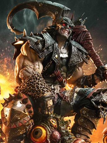 Dark Nights: Death Metal Museum Masterline Lobo Batman: Batman Who Frags (Deluxe Ver.) 1/3 Scale Statue Gallery Image 2