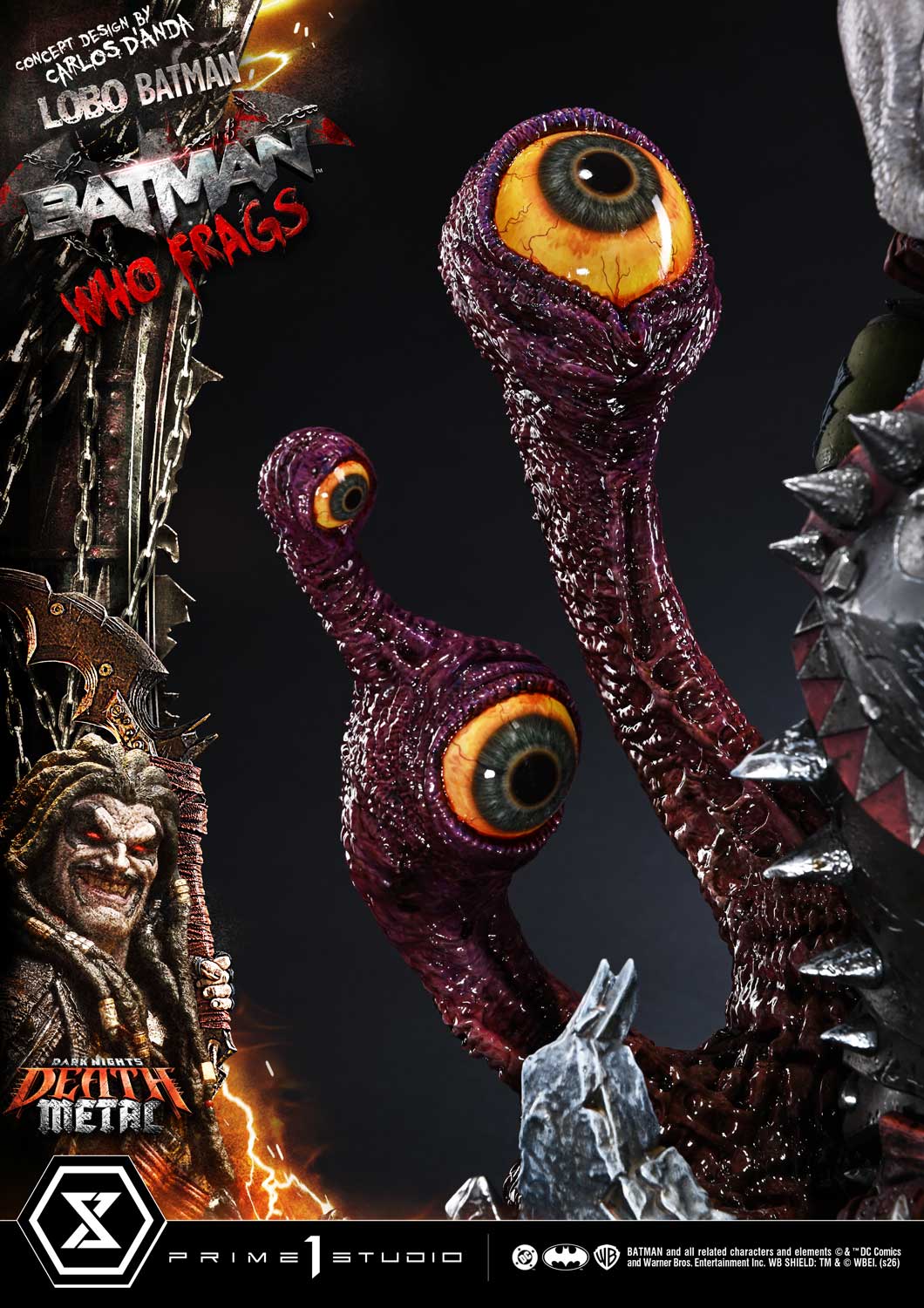 Dark Nights: Death Metal Museum Masterline Lobo Batman: Batman Who Frags (Deluxe Ver.) 1/3 Scale Statue Gallery Image 46