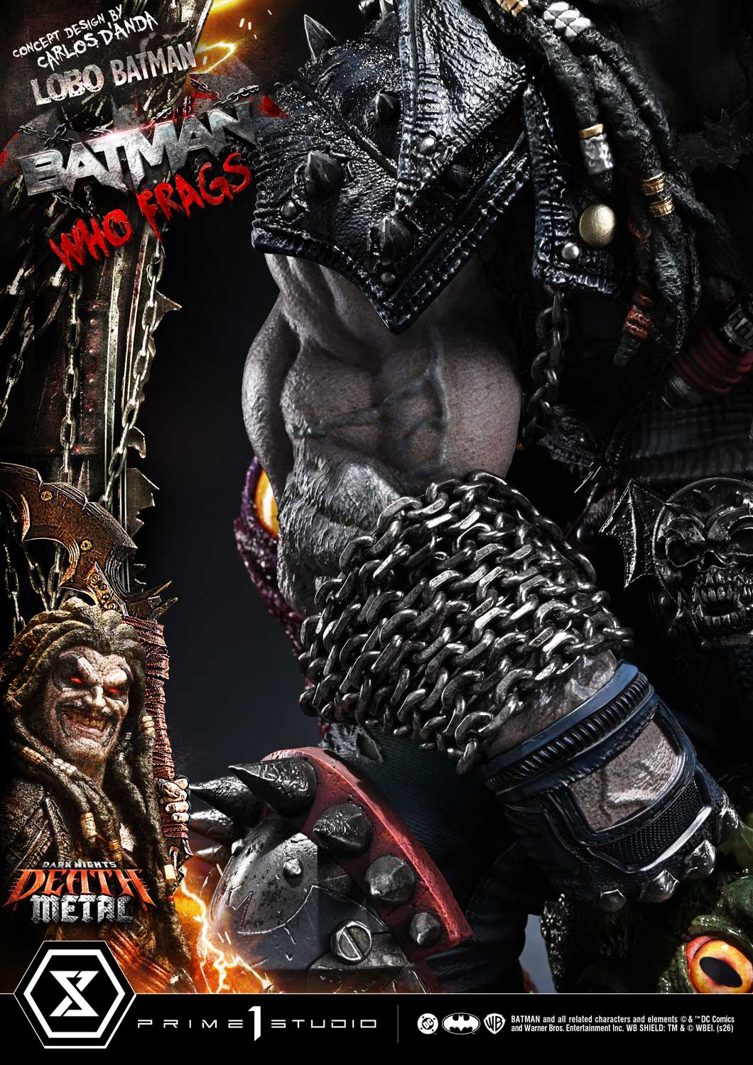 Dark Nights: Death Metal Museum Masterline Lobo Batman: Batman Who Frags (Deluxe Ver.) 1/3 Scale Statue Gallery Image 42