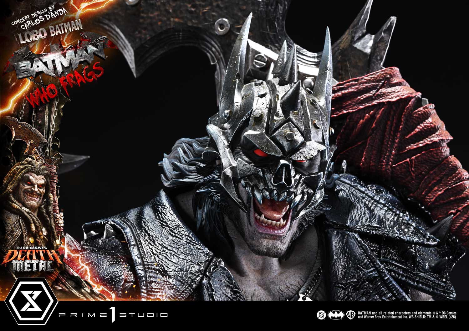 Dark Nights: Death Metal Museum Masterline Lobo Batman: Batman Who Frags (Deluxe Ver.) 1/3 Scale Statue Gallery Image 35