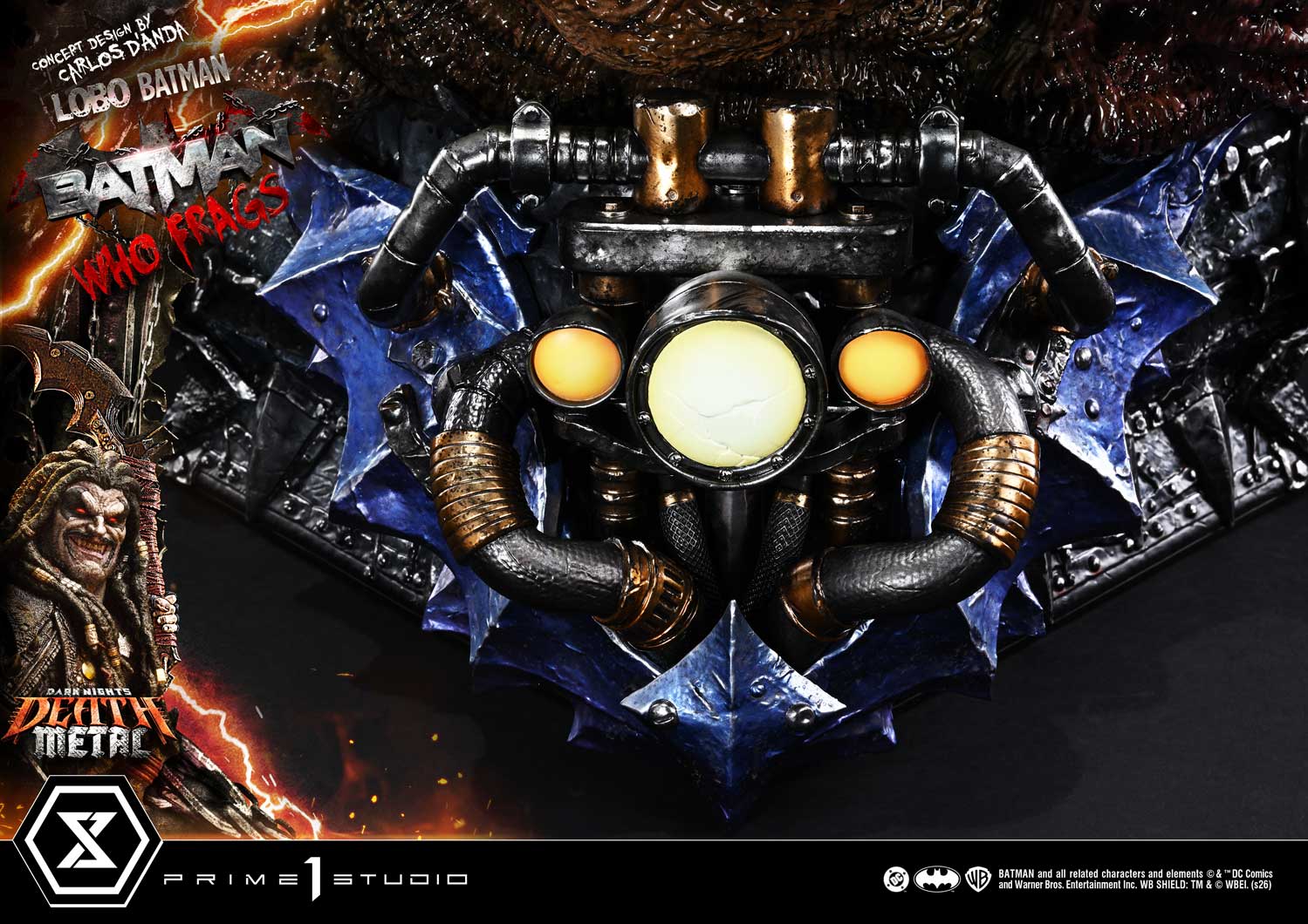 Dark Nights: Death Metal Museum Masterline Lobo Batman: Batman Who Frags (Deluxe Ver.) 1/3 Scale Statue Gallery Image 40