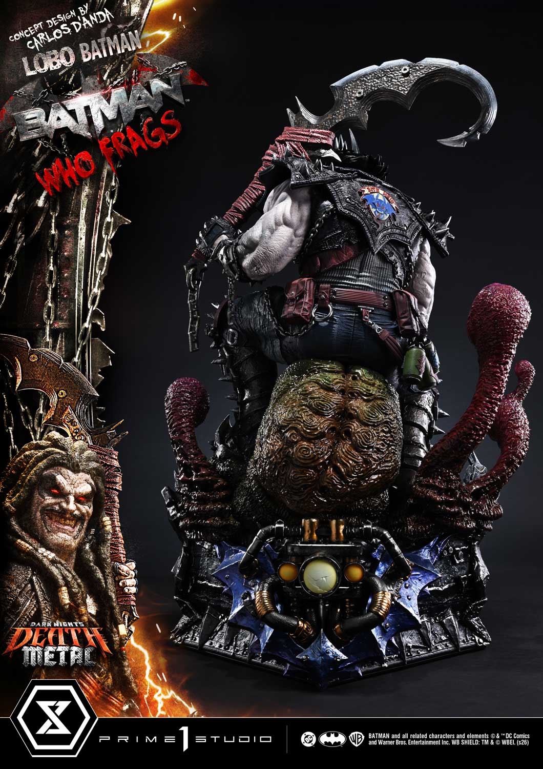 Dark Nights: Death Metal Museum Masterline Lobo Batman: Batman Who Frags (Deluxe Ver.) 1/3 Scale Statue Gallery Image 52