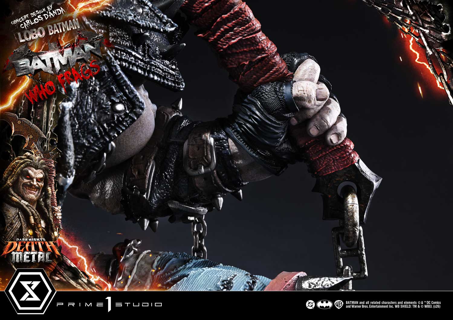 Dark Nights: Death Metal Museum Masterline Lobo Batman: Batman Who Frags (Deluxe Ver.) 1/3 Scale Statue Gallery Image 38
