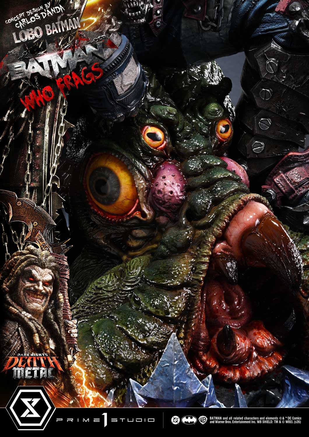 Dark Nights: Death Metal Museum Masterline Lobo Batman: Batman Who Frags (Deluxe Ver.) 1/3 Scale Statue Gallery Image 47