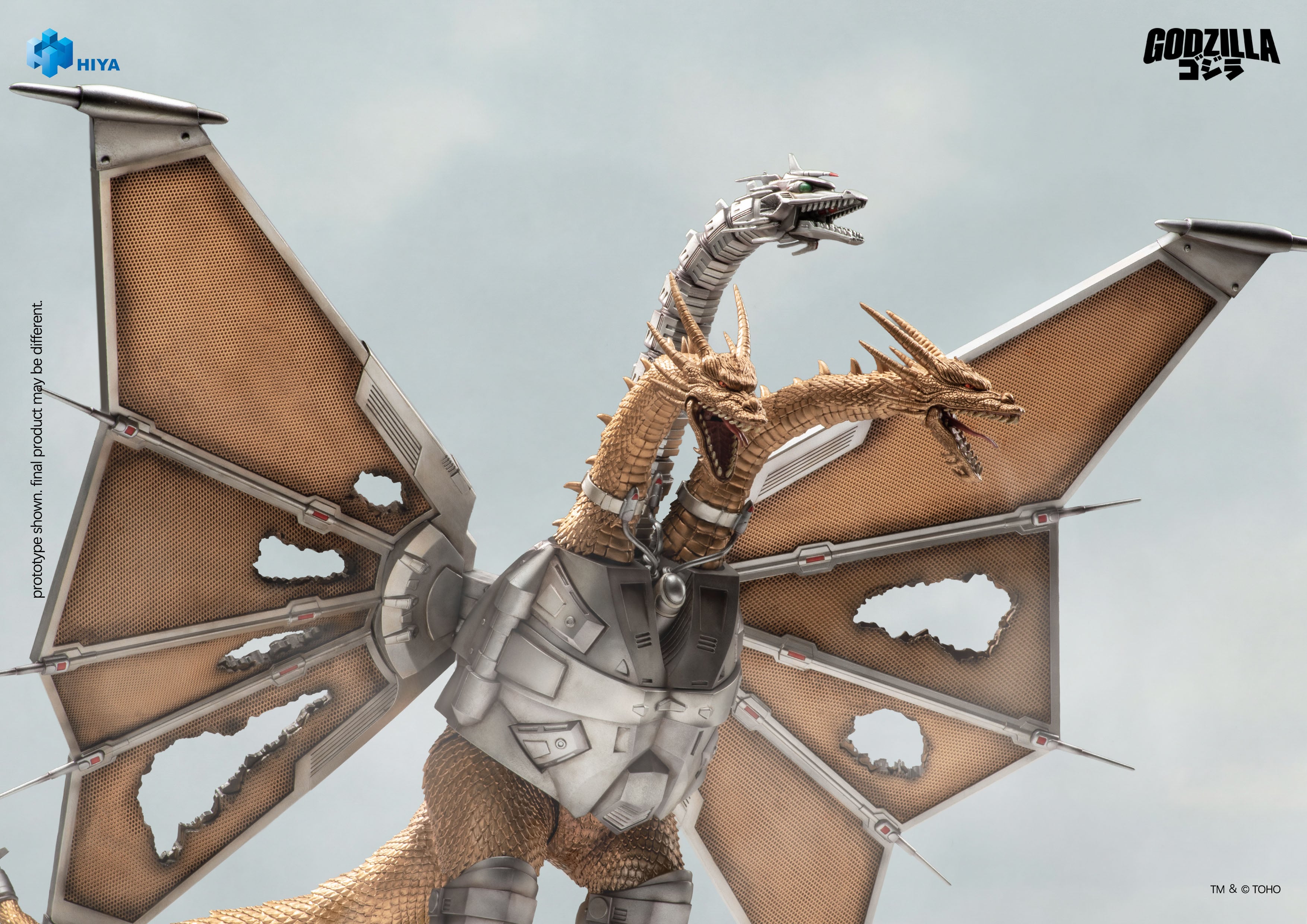 Godzilla vs. King Ghidorah (1991) Mechanical King Ghidorah (Battle Damaged Ver.) Action Figure Gallery Image 8