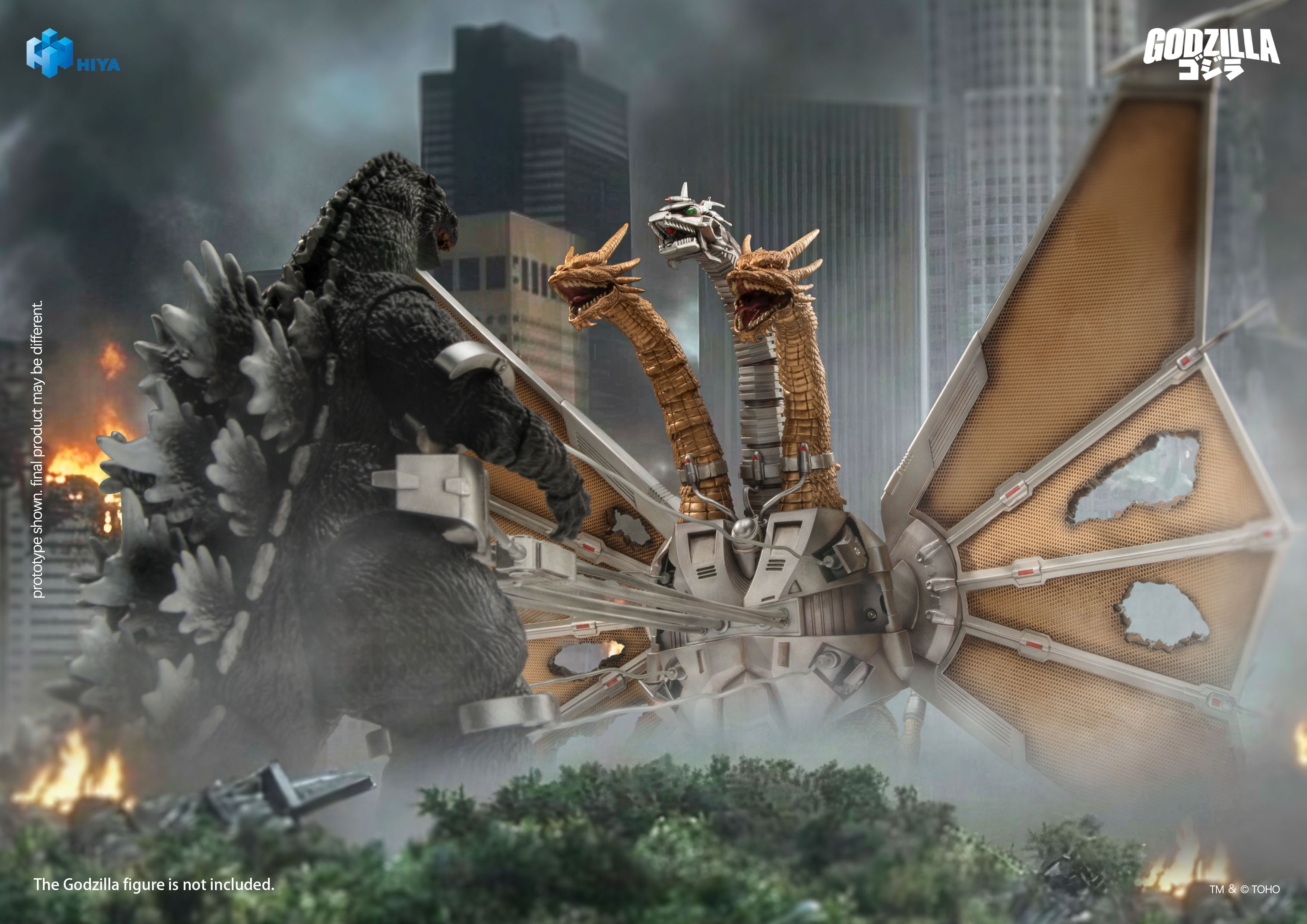Godzilla vs. King Ghidorah (1991) Mechanical King Ghidorah (Battle Damaged Ver.) Action Figure Gallery Image 10