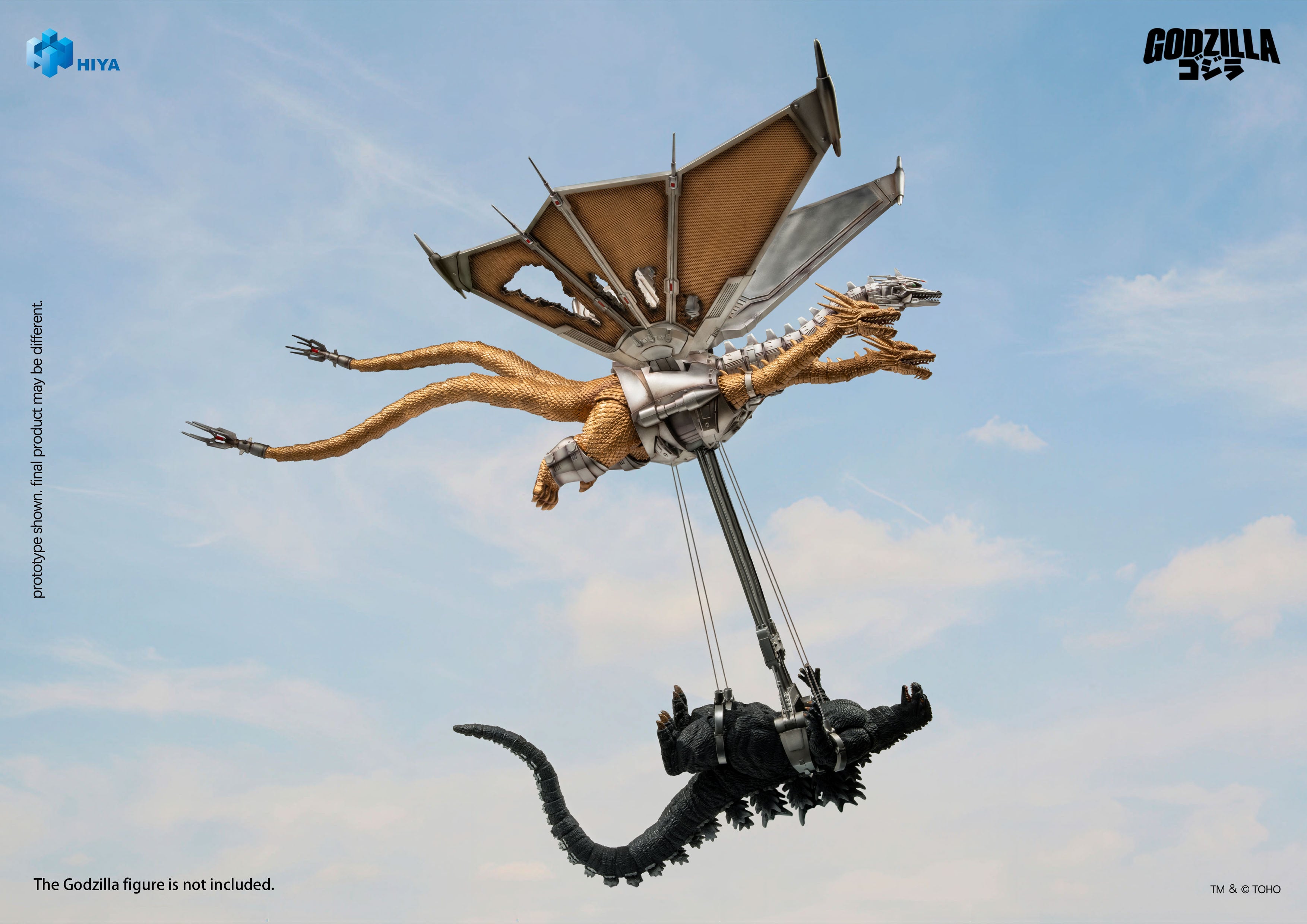 Godzilla vs. King Ghidorah (1991) Mechanical King Ghidorah (Battle Damaged Ver.) Action Figure Gallery Image 12