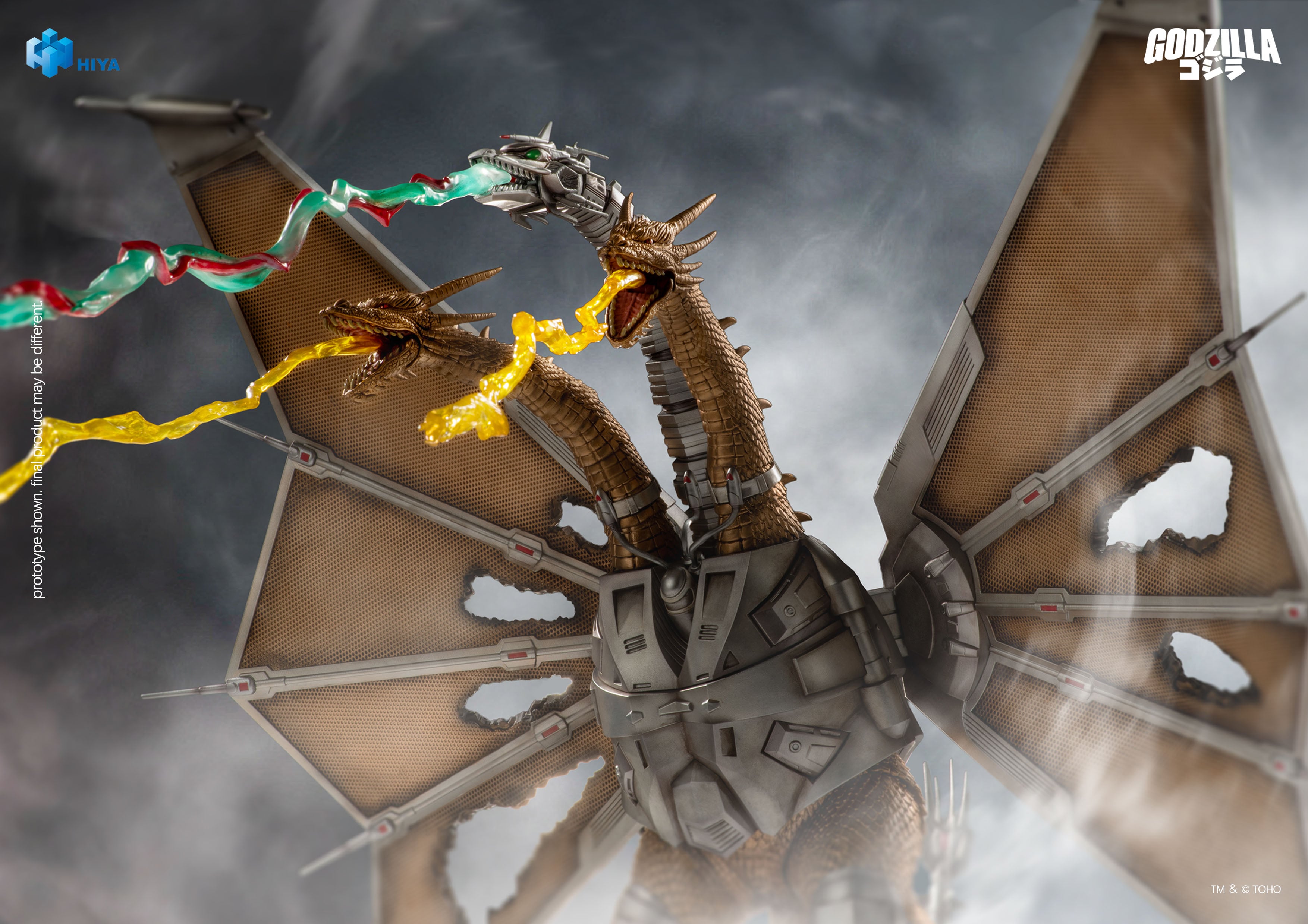 Godzilla vs. King Ghidorah (1991) Mechanical King Ghidorah (Battle Damaged Ver.) Action Figure Gallery Image 11