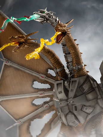 Godzilla vs. King Ghidorah (1991) Mechanical King Ghidorah (Battle Damaged Ver.) Action Figure Gallery Image 2