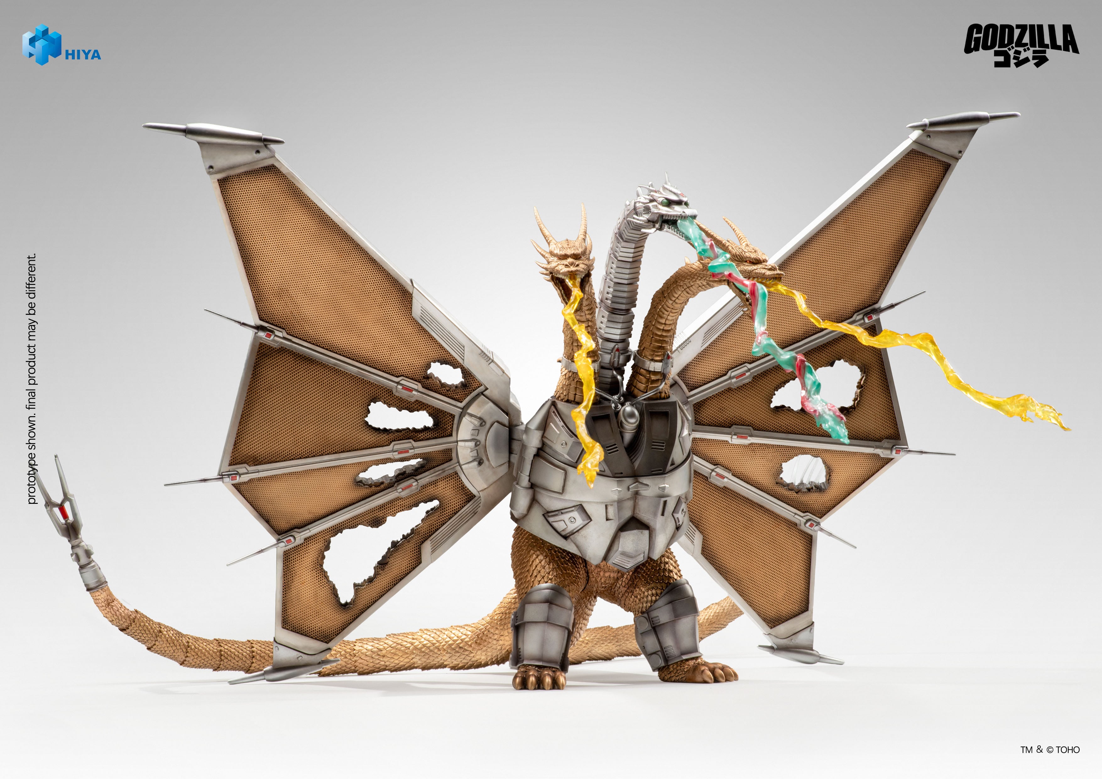 Godzilla vs. King Ghidorah (1991) Mechanical King Ghidorah (Battle Damaged Ver.) Action Figure Gallery Image 4