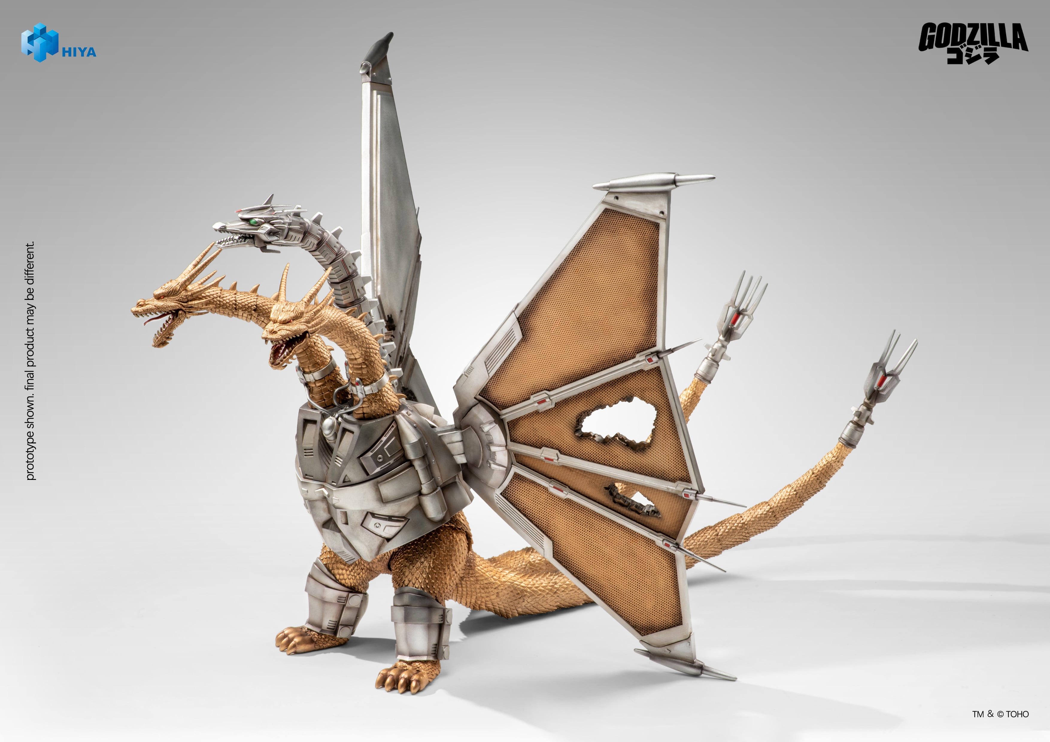 Godzilla vs. King Ghidorah (1991) Mechanical King Ghidorah (Battle Damaged Ver.) Action Figure Gallery Image 5