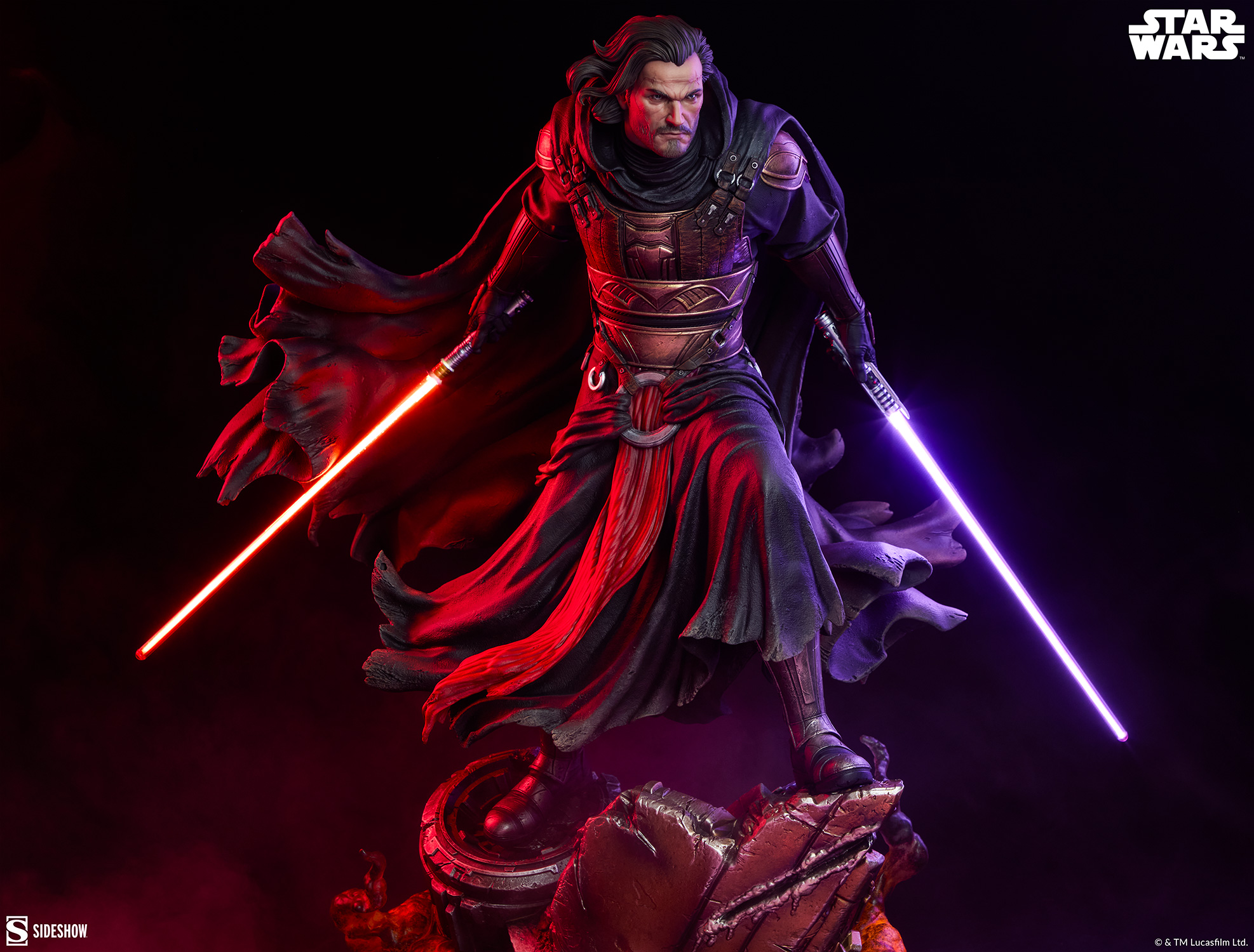 Star Wars: Knights of the Old Republic Premium Format Darth Revan 1/4 Scale Statue Gallery Image 7