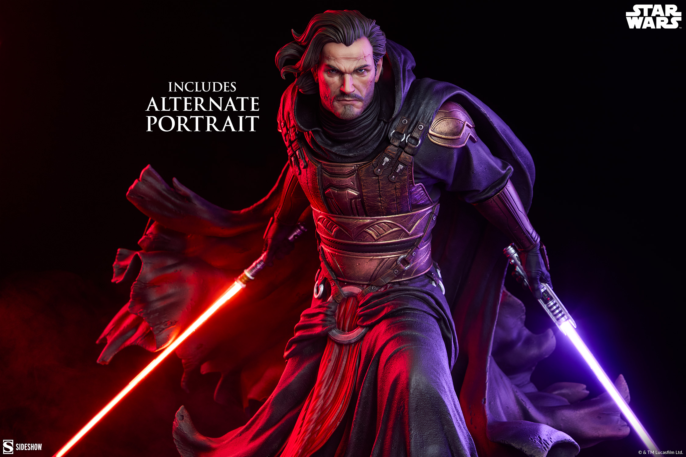 Star Wars: Knights of the Old Republic Premium Format Darth Revan 1/4 Scale Statue Gallery Image 8