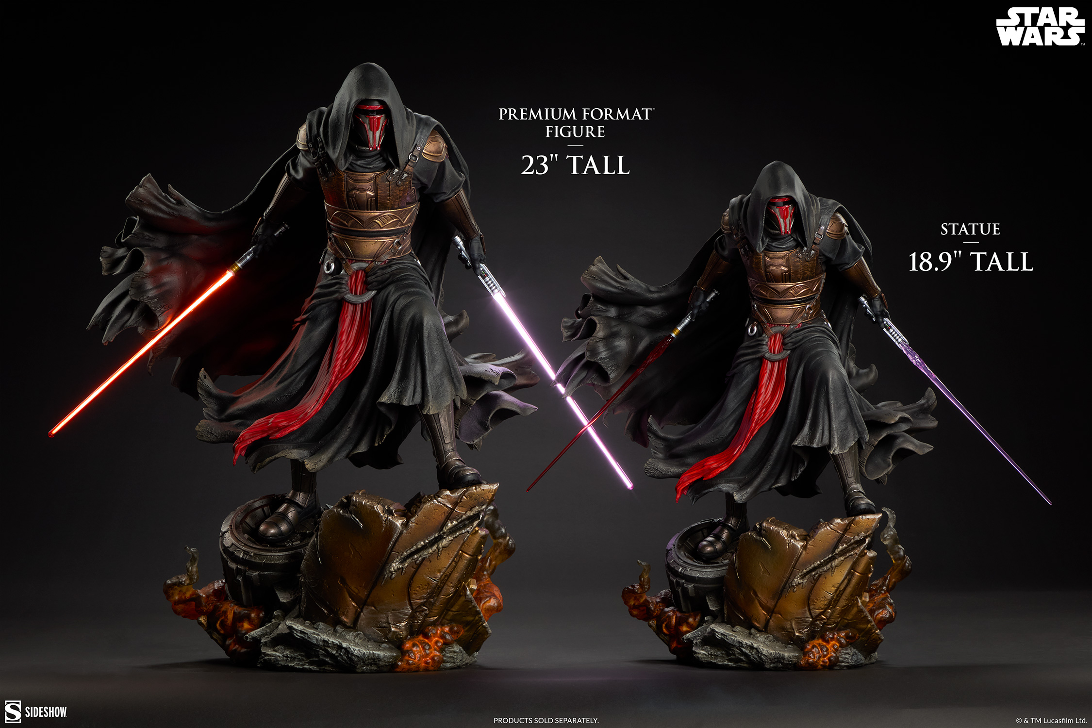 Star Wars: Knights of the Old Republic Premium Format Darth Revan 1/4 Scale Statue Gallery Image 18