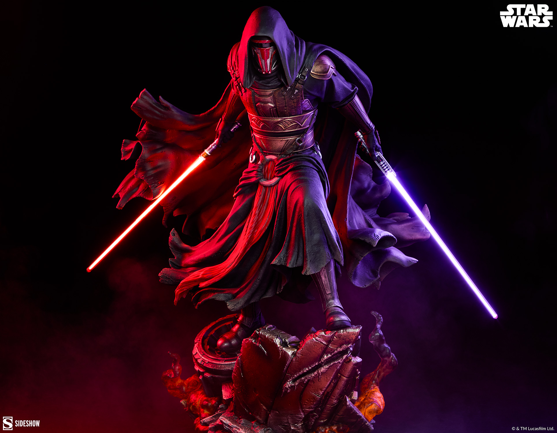 Star Wars: Knights of the Old Republic Premium Format Darth Revan 1/4 Scale Statue Gallery Image 3