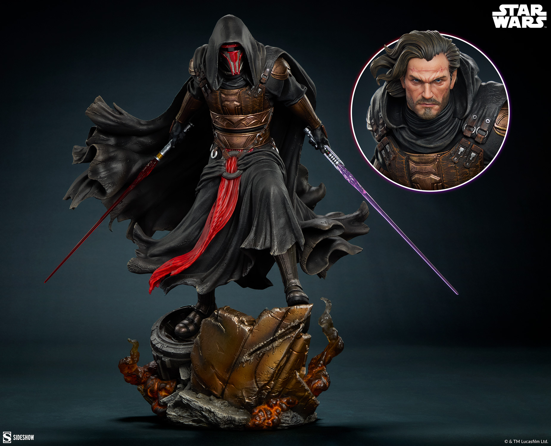Star Wars: Knights of the Old Republic Darth Revan 1/5 Scale Statue Gallery Image 15