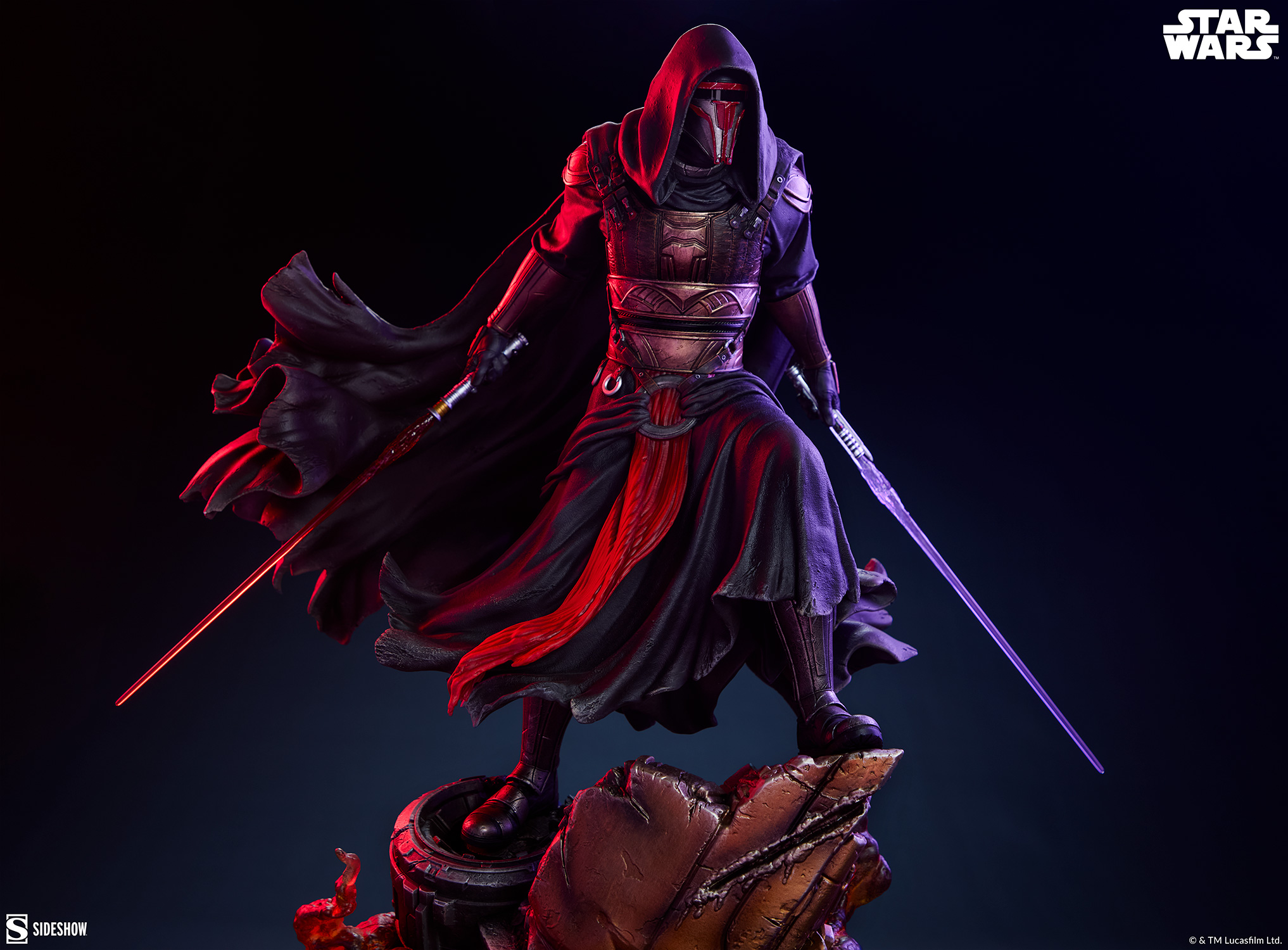 Star Wars: Knights of the Old Republic Darth Revan 1/5 Scale Statue Gallery Image 4