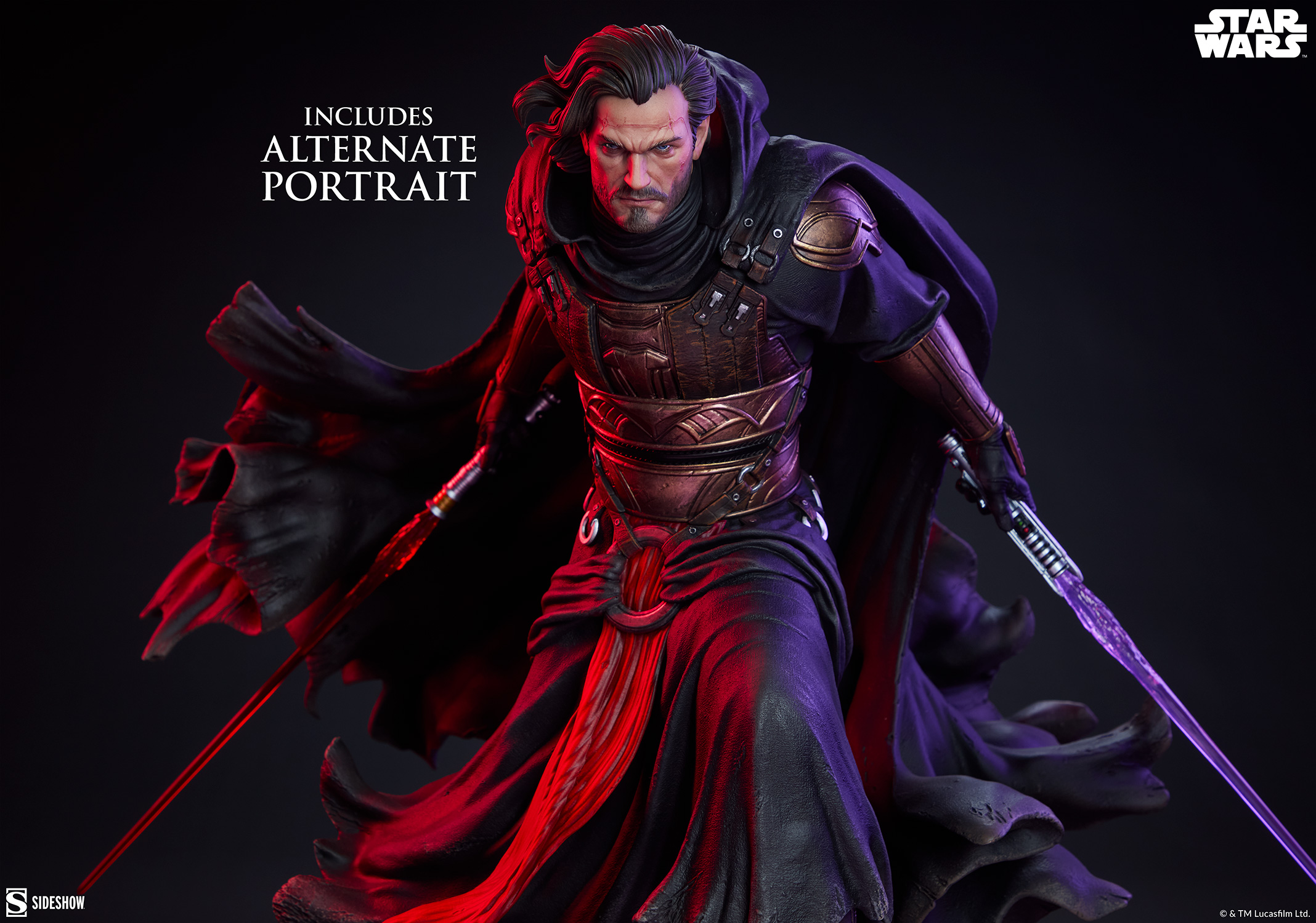 Star Wars: Knights of the Old Republic Darth Revan 1/5 Scale Statue Gallery Image 6