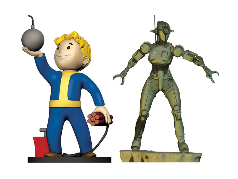 Fallout Series 2 Vault Boy Explosives and Assaultron Mini Figure Set Gallery Image 1